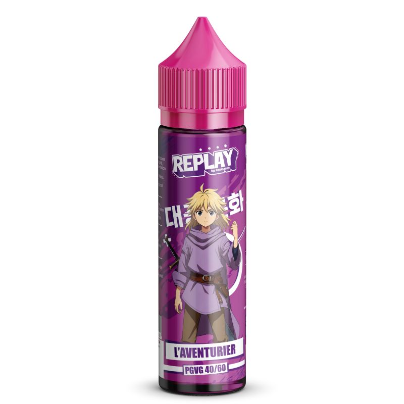 E liquide Replay L'Aventurier 50ml - LIQUIDAROM MODJO VAPORS - 1