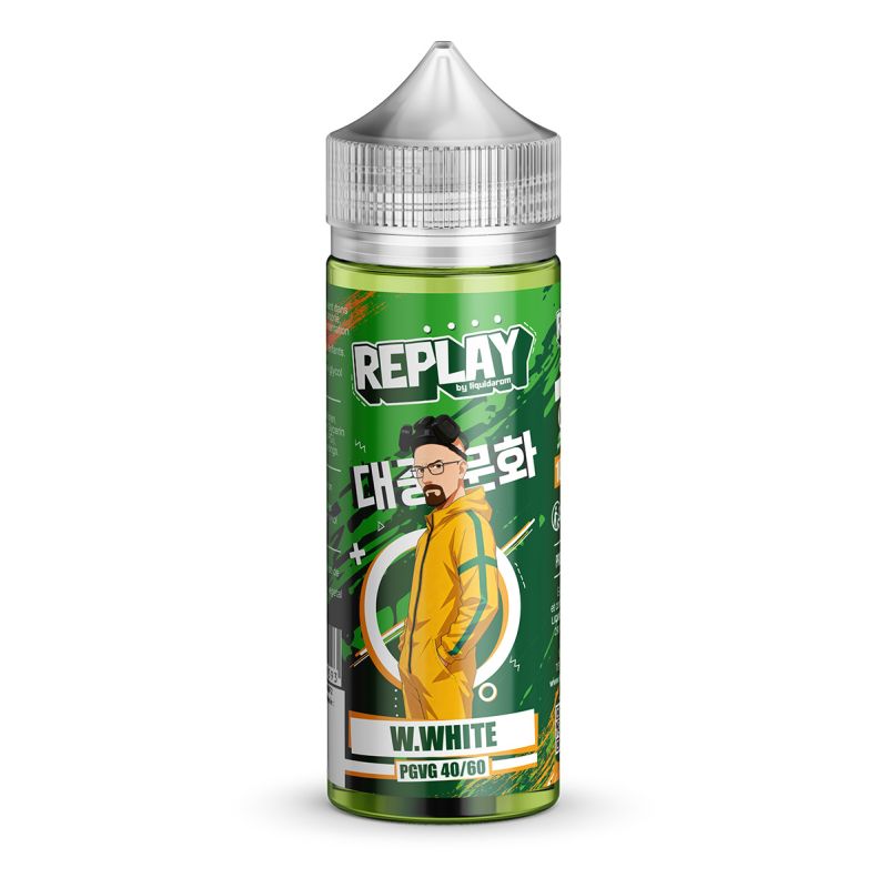 E liquide Replay W White 100ml - LIQUIDAROM MODJO VAPORS - 1