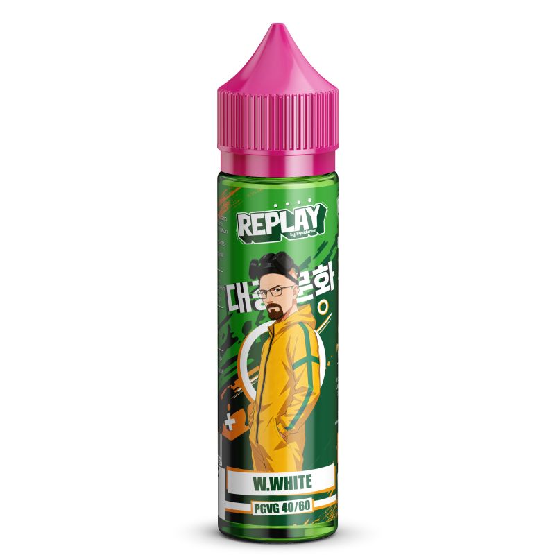E liquide Replay W White 50ml - LIQUIDAROM MODJO VAPORS - 1